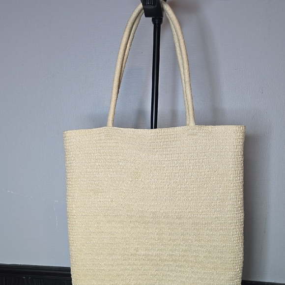Woven Beach Tote, 13.5" x 15" - Picture 2 of 6